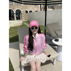 批发2026春韩版时尚百搭显瘦气质数字刺绣<b class='q'>卫衣</b>外套<b class='q'>女</b>宽松上衣