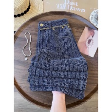 批发高街<b class='q'>时尚</b>气质显瘦牛仔裤女秋季新款蓝色<b class='q'>休闲</b>高腰复古宽松直筒裤子