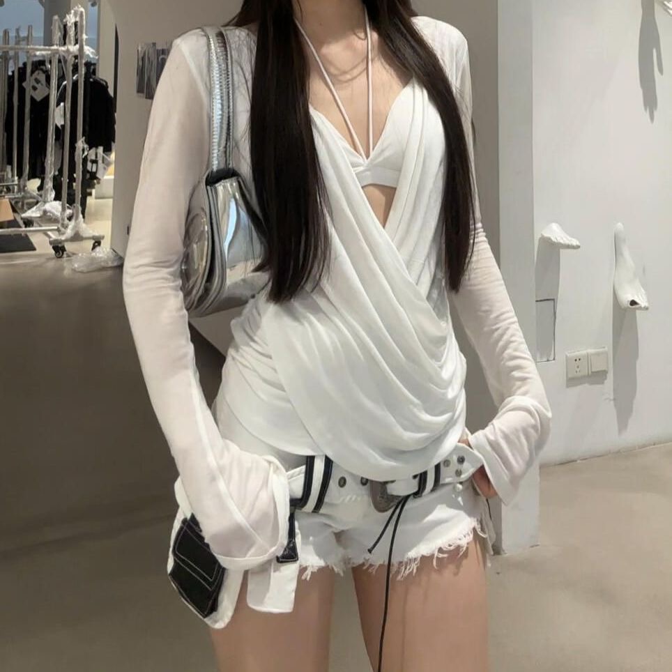 아메리칸 레트로 무거운 워싱 디자인 센스 데님 반바지 아이들 여름 새로운 핫걸 벨트 버클 거친 가장자리 핫 바지