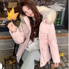 批发白鸭绒工装派克服羽绒服女冬极寒系列2025新款三防加厚现货款