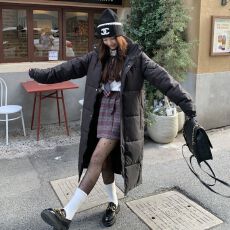 批发脱卸帽长款棉服女2025冬<b class='q'>新款</b>加厚大码<b class='q'>情侣</b><b class='q'>棉服</b>现货款百搭宽松款