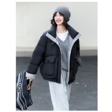 批发2025年冬季新款<b class='q'>休闲</b>百搭立领棉服<b class='q'>时尚</b>保暖宽松棉服外套现货款棉服