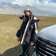 批发冲锋衣女款冬季2025年新款<b class='q'>时尚</b>洋气派克服男女工装棉服现货款棉服