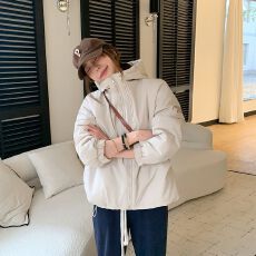 批发美式羽绒棉服<b class='q'>女</b>短款外套冬季2025新款韩版百搭工装棉服现货款棉服
