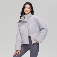 批发同款2025冬季新款小众款满天星烫钻羽绒棉服外套<b class='q'>女</b>现货款百搭棉服