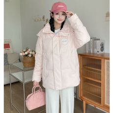 批发<b class='q'>韩版</b>女冬面包服小个子<b class='q'>大码</b>港风宽松羽绒服学生胖MM棉衣现货款棉服