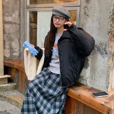 批发新款女羽绒绵服小个子<b class='q'>韩版</b>加厚连帽面包服保暖外套现货款棉服