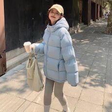 批发2026<b class='q'>新款</b>春季<b class='q'>户外</b>女士韩版连帽小个子面包服棉衣现货款保暖棉服