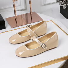 法式气质圆头浅口漆皮一字式扣带内增高舒适不累脚时尚单鞋女
