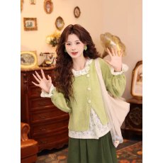 批发大码胖MM假两件衬衫女秋冬新款设计感叠穿上衣