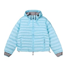 批发小北<b class='q'>韩国</b>代购男装东大门连帽棉服多拉链绗线设计可收腰百搭简约