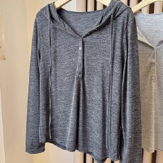 批发彩棉羊绒面料 韩版修身显瘦纯色连帽长袖女休闲百搭上衣<b class='q'>T</b><b class='q'>恤</b>ins潮