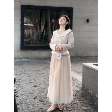 批发大码女装高干女主韩版收腰显瘦西装外套搭配半身裙