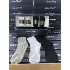 批发盒装7个防臭<b class='q'>袜</b>大卖高品质款价低三色七双防臭纯色袜子舒适实用