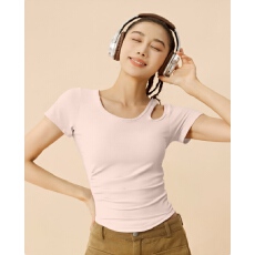 批发瑜伽服套装女带胸垫运动上衣夏季普拉提训练健身短袖跑步运动<b class='q'>T</b><b class='q'>恤</b>