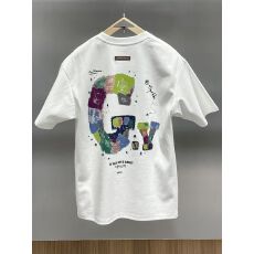 批发新款短袖t恤男ins潮牌欧美<b class='q'>嘻哈</b>风圆领打底衫上衣夏季休闲宽松体恤