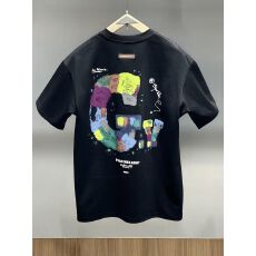 批发新款短袖t恤男ins潮牌欧美<b class='q'>嘻哈</b>风圆领打底衫上衣夏季休闲宽松体恤