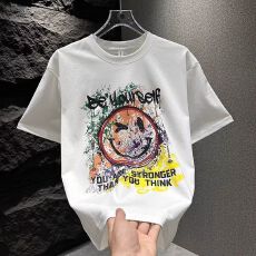 批发新款短袖t恤男ins潮牌欧美<b class='q'>嘻哈</b>风圆领打底衫上衣夏季休闲宽松体恤