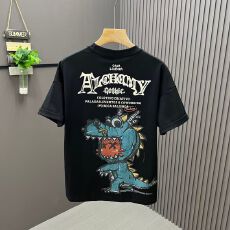 批发新款短袖t恤男ins潮牌欧美<b class='q'>嘻哈</b>风圆领打底衫上衣夏季休闲宽松体恤