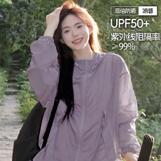 批发跨境爆款抖音防晒衣男女<b class='q'>夏</b>季透气冰丝速干防晒服薄款情侣款外套