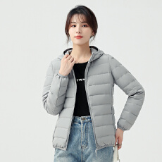 批发跨境直播新款主推轻薄羽绒服女士保暖防风轻便90白鸭绒潮牌羽绒服