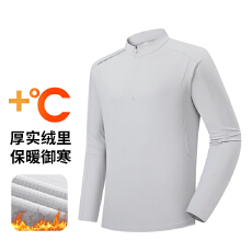批发直播爆款平替户外<b class='q'>休闲</b>男士新款运动宽松长袖跨境户外半开衫体恤