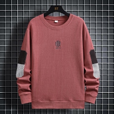 批发男士休闲双面绒打底衫卫衣秋冬新款长袖T恤衣内搭外穿保暖上衣