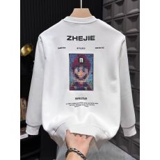 批发印花秋冬卫衣男士潮流春秋季韩版新款圆领宽松上衣chic<b class='q'>港风</b>潮流