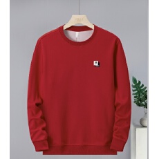 批发实体店纯棉高品质男士秋冬圆领潮流时尚长袖卫衣百搭保暖体恤上衣