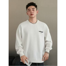 批发实体店纯棉高品质男士秋冬圆领<b class='q'>潮</b>流时尚长袖卫衣宽松保暖体恤上衣