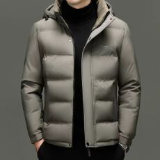 批发跨境冬款新款加绒派克服加厚男抗寒羽绒棉服中老年爸爸装保暖<b class='q'>外套</b>