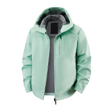 批发跨境冲锋衣男女同款防风新款户外耐磨透气软壳衣夹克春秋爆款外套