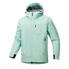 批发跨境防风防水户外多功能软壳衣连帽男女情侣冲锋衣夹克登山服外套