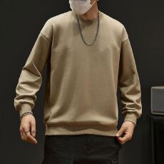 批发跨境男女款新款圆领卫衣男士潮流学生情侣青少年宽松百搭潮长袖