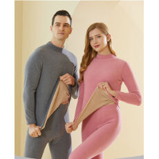 批发保暖内衣男士套装情侣款加绒加厚秋衣秋裤德绒驼绒羊羔绒保暖衣