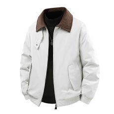 批发跨境户外山系运动工装衬衫外套男士直播爆款高品质短款保暖羽绒服