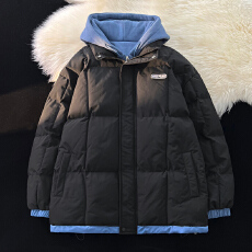 批发跨境冬季新款潮牌<b class='q'>男</b>士<b class='q'>夹克</b>加棉厚款棉服美式复古连帽休闲棉衣<b class='q'>外套</b>