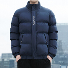 批发新款保暖棉袄男士冬季新款<b class='q'>潮</b>牌加厚立领面包棉衣外套棉服男装外套