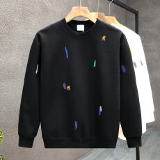 批发新款休闲印花秋<b class='q'>冬</b>卫衣男士打底韩版新款圆领宽松上衣chic港风长袖