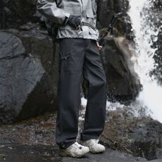 批发跨境爆款<b class='q'>户外</b>三防软壳冲锋裤男士新款秋冬工装机能裤潮流<b class='q'>宽松</b>长裤