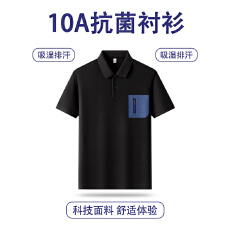 批发跨境男士<b class='q'>新款</b>纯色上衣POLO衫夏季薄款百搭翻领商务T恤<b class='q'>男装</b>短袖