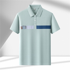 跨境男士新款纯色POLO衫夏季薄款百搭翻领商务T恤男装短袖上衣