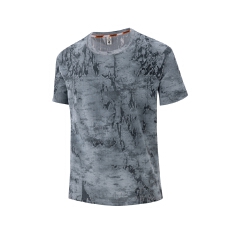 批发跨境新款水洗<b class='q'>潮</b>牌短袖T恤男士休闲夏季宽松半袖体恤时尚圆领上衣t