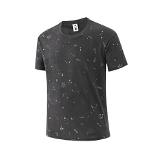 批发短袖<b class='q'>T</b><b class='q'>恤</b><b class='q'>男</b>士夏季新款圆领欧货凉感中国风山水墨半袖体恤夏装潮牌