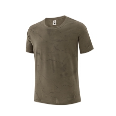 批发提花破洞潮牌短袖<b class='q'>t</b><b class='q'>恤</b><b class='q'>男</b>士夏季2026新款大码高端衣服圆领上衣体恤