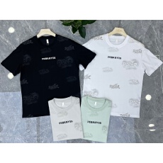 实体高品质纯棉新款男士夏季圆领T恤潮牌字母休闲短袖t量大可订做