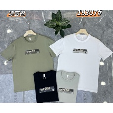 批发实体高品质纯棉新款男士夏季圆领T恤潮牌字母休闲短袖t量大可订做