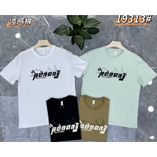 实体跨境高品质纯棉新款男士夏季圆领T恤潮牌休闲短袖t量大可订做