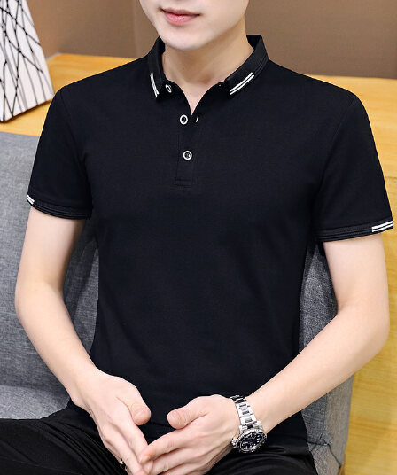 국경 간 순면 여름 새로운 POLO 셔츠 남성 고급 캐주얼 비즈니스 티셔츠 폴로 칼라 청년 반팔 맨위