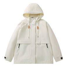 批发春<b class='q'>秋</b>冬季新款户外冲锋衣夹克痞帅连帽工装登山男女情侣款潮流外套